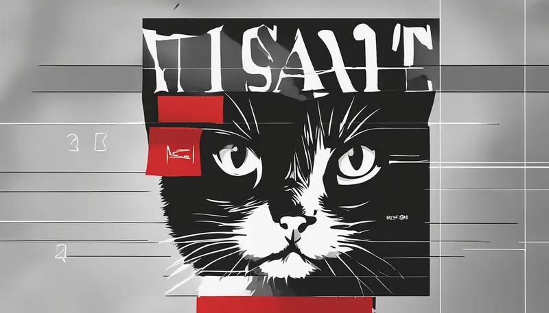 lost cat sign template