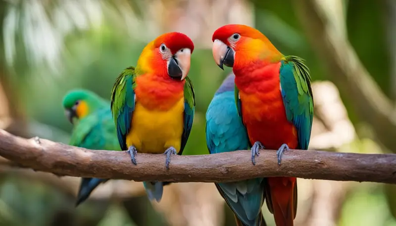 Lovebird Social Behaviors