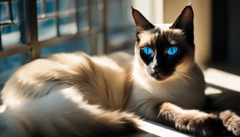 Medium Hair Siamese Cat