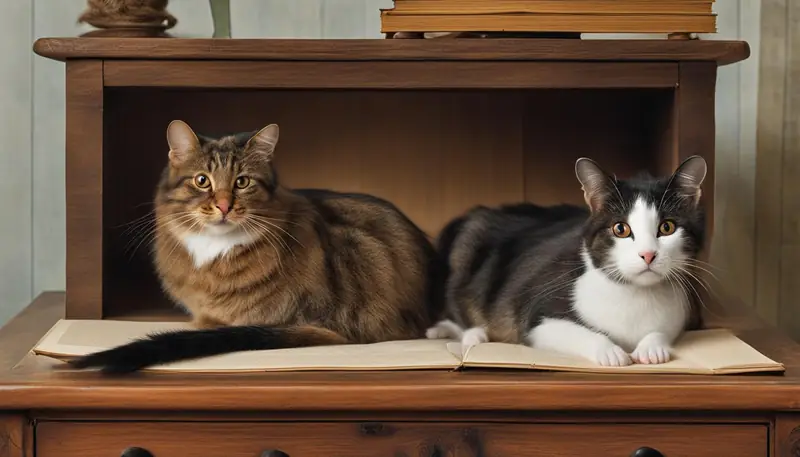 non-lethal cat and mouse encounter
