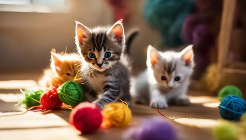 kittens playful behavior