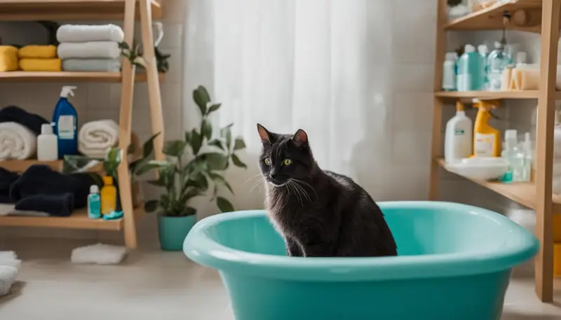 cleaning routine