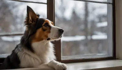 dog acting like a cat