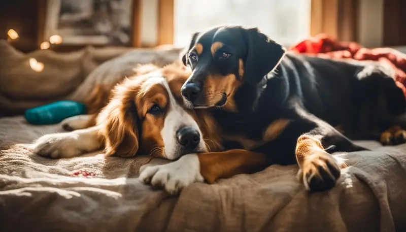 supporting senior dog
