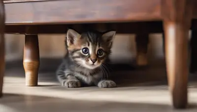 scared kitten