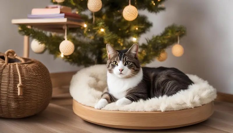 nesting cat bed