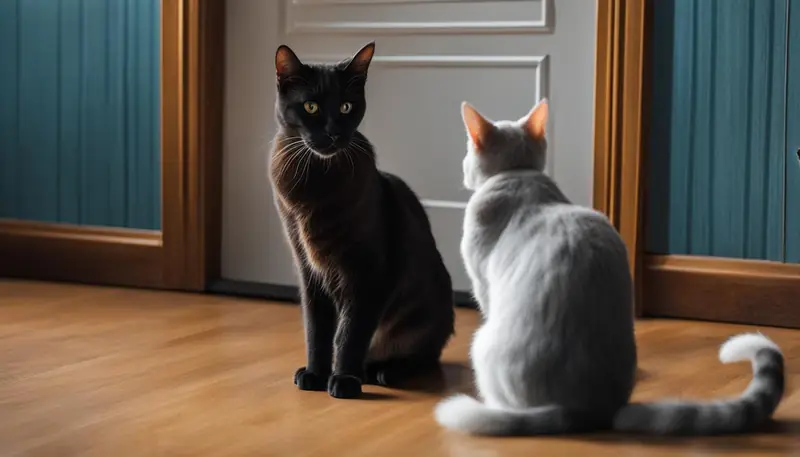 introduce older cat to kitten safely