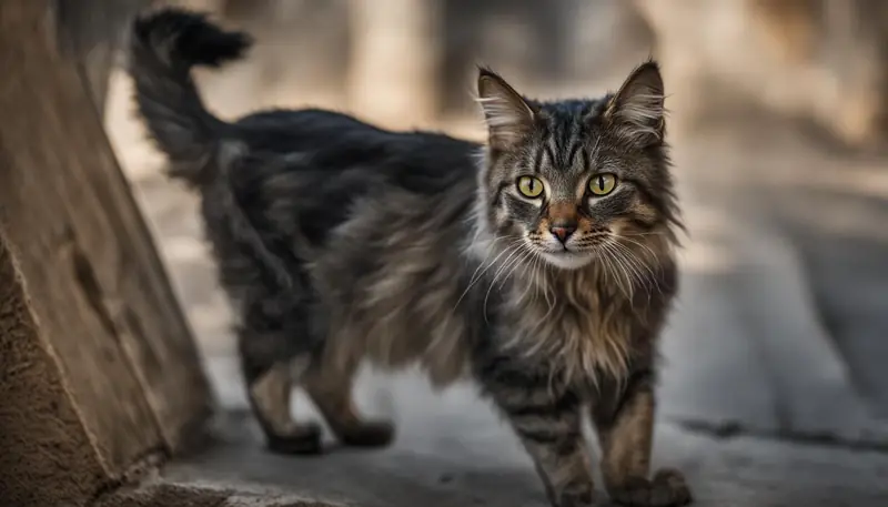 scruffed cat