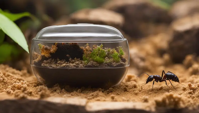 ant farm setup