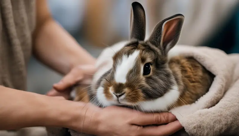 how to treat rabbit dewlap