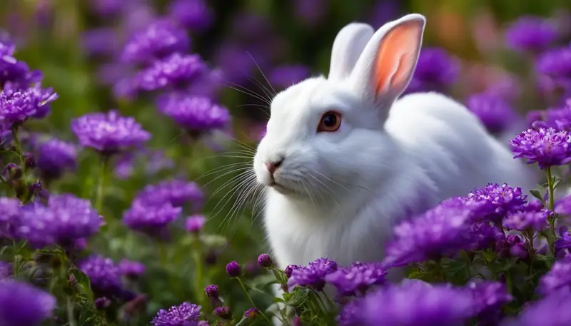 rabbit in a garden