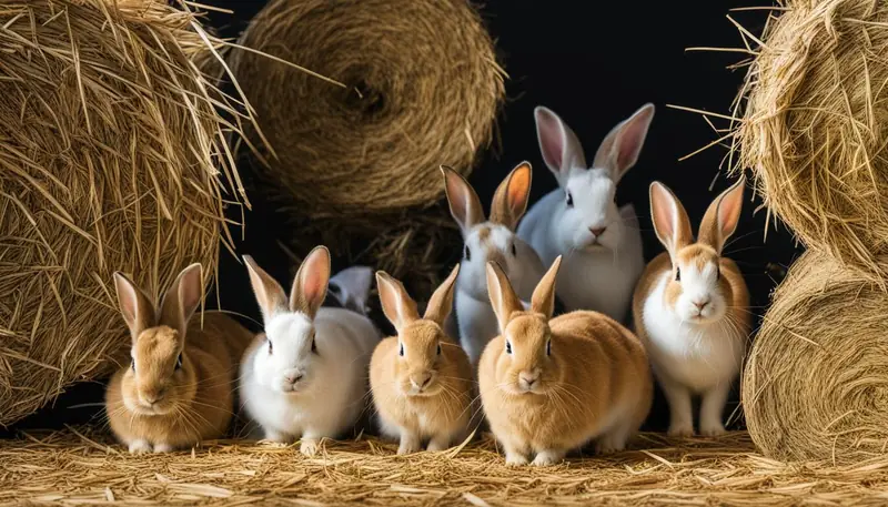 types of hay for rabbits