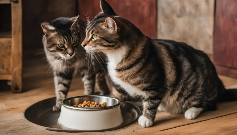 sibling cats fighting