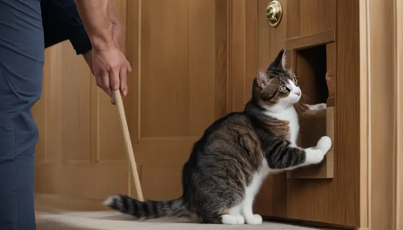 redirecting scratching behavior
