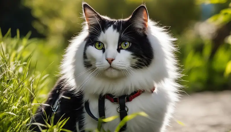 cat leash training