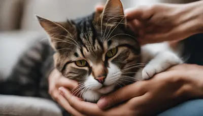 cat headbutting