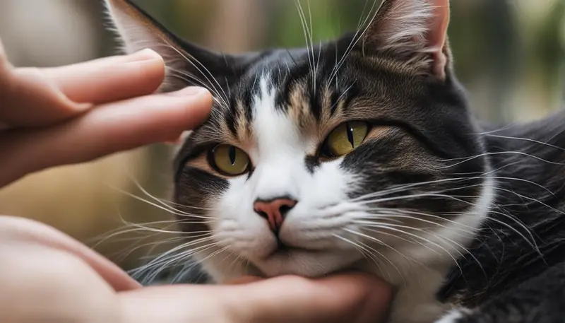 cat headbutting