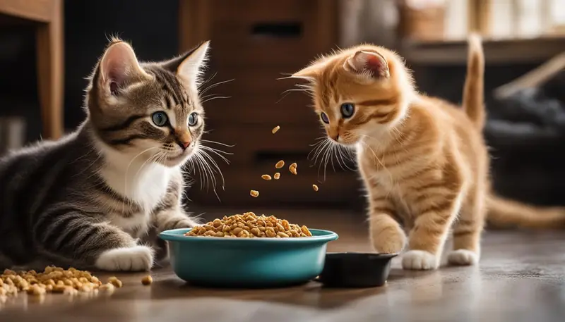 kittens playing