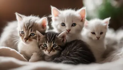 feeding newborn kittens