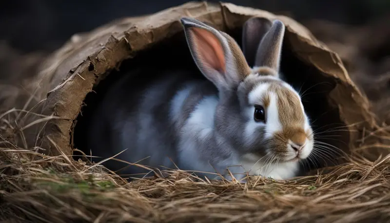 rabbit sleeping