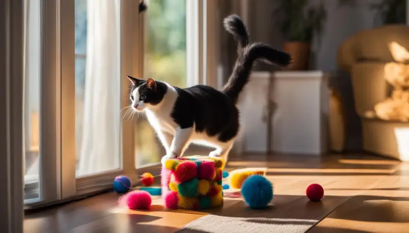 cat playing