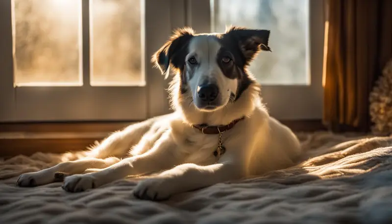 blind and deaf dog