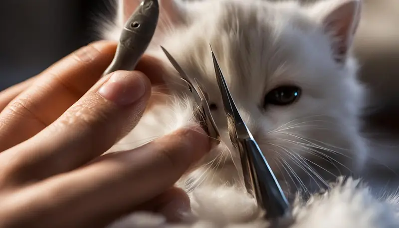 kitten nail grooming