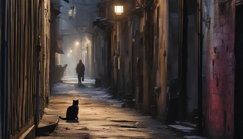 searching for a missing cat