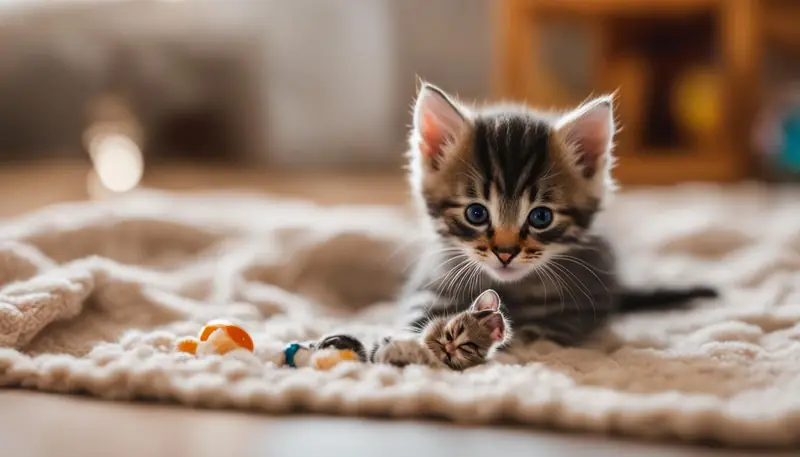 three-week-old kitten