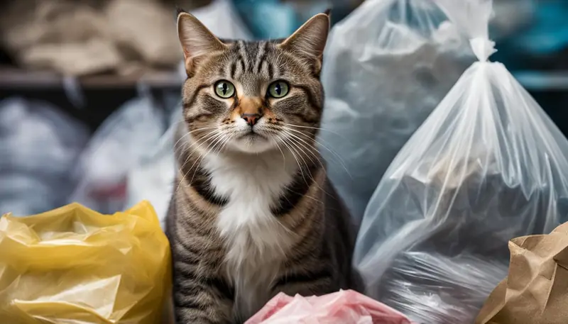 understanding cat chewing behavior and plastic bags