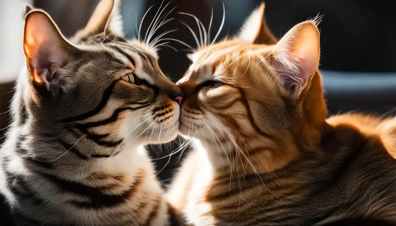 Cat-to-Cat Headbutting