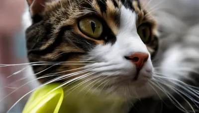 cats licking plastic bags