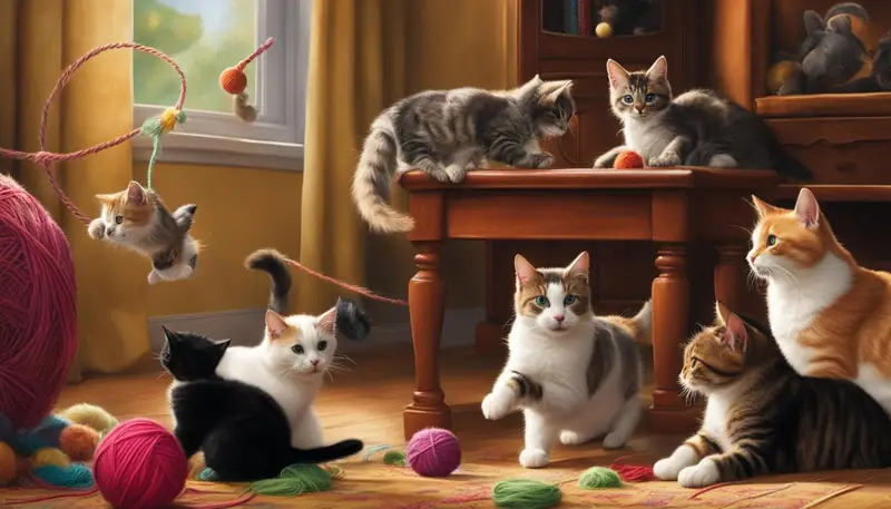 playful cats