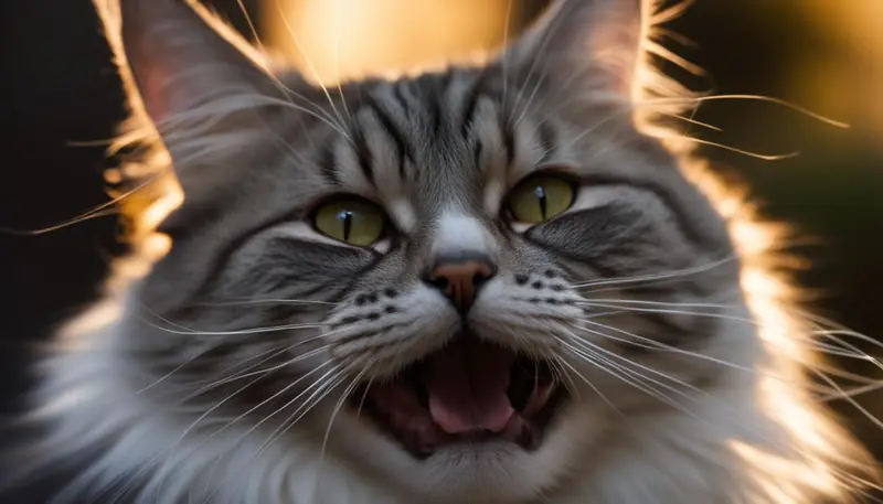cat trilling