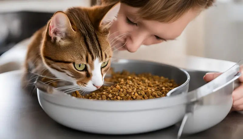 managing cat food smell