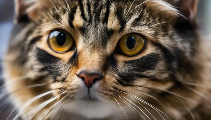 cat grunting image