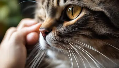 cat head bumping