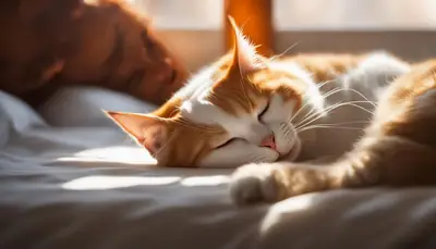 Cat Licking in the Morning
