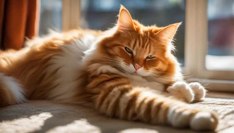 Cat belly rub preference
