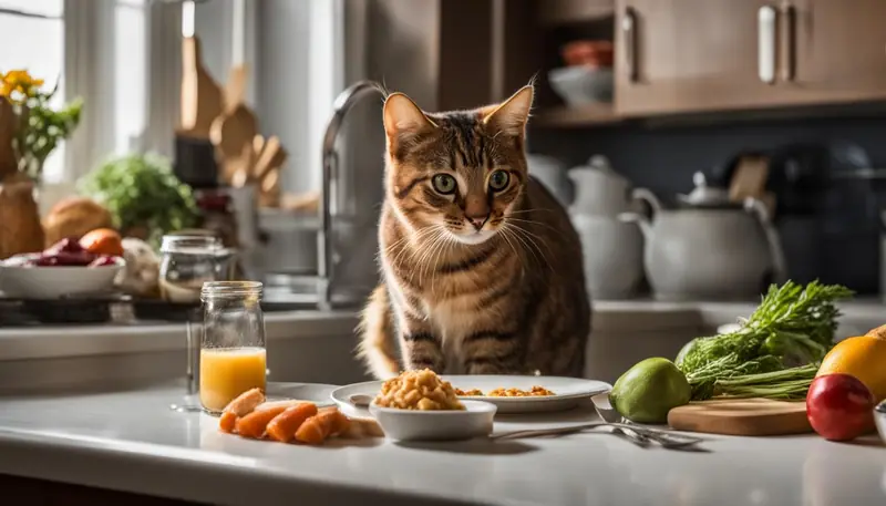 feline attraction to human food
