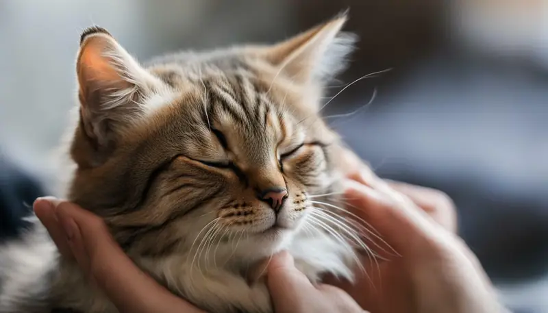 why does my cat purr when i pet her