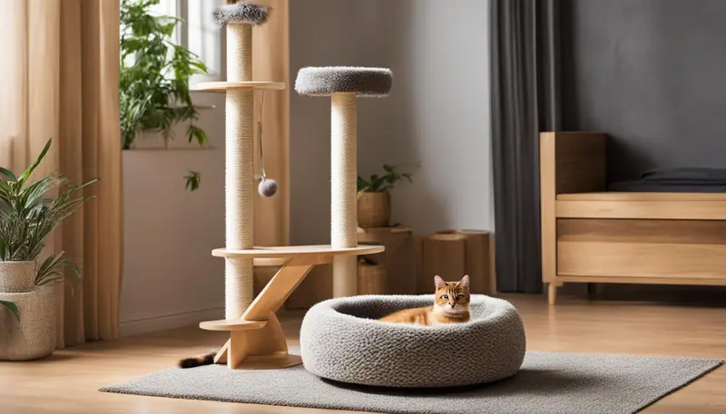ideal scratching post location