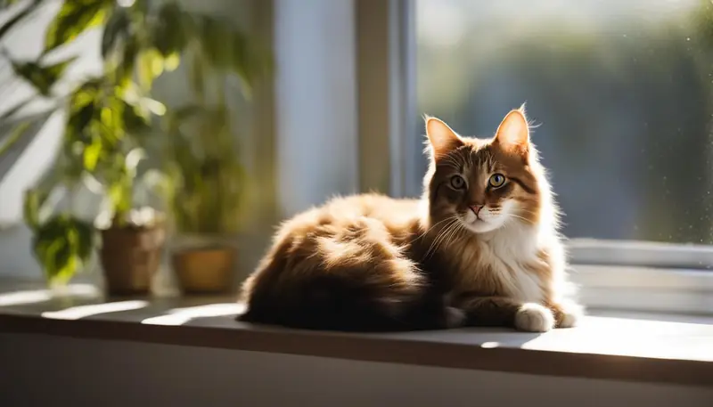 cat sighing