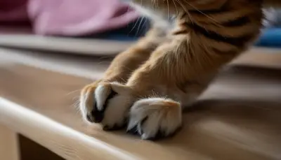 cat scratching