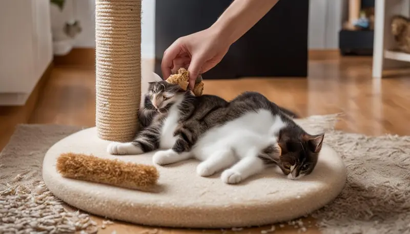training cat not to scratch