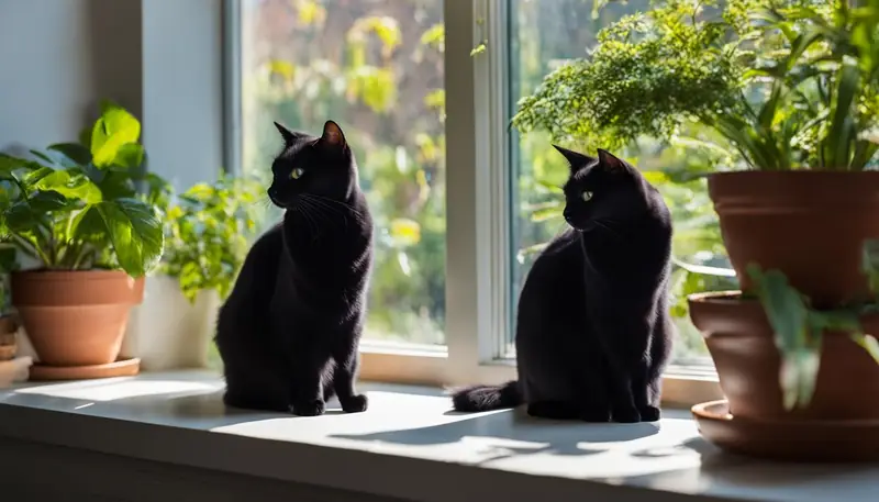 normal cat grooming behavior