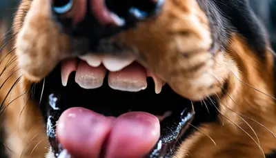 dog licking