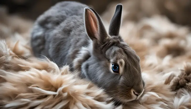 rabbit hair loss
