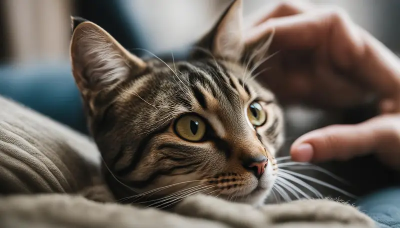 Cat seeking attention and affection