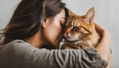 Cat headbutting